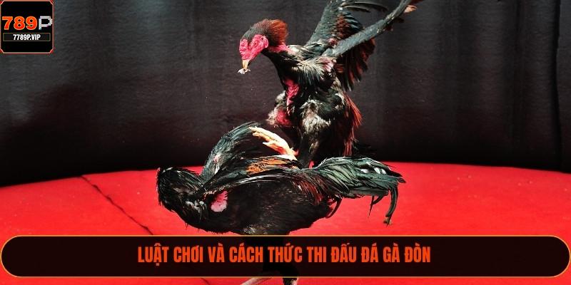 Luật chơi và cách thức thi đấu đá gà đòn
